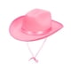 thumbnail image 2 of Sombrero de vaquero elegante para adultos Strade Fareast Limited Rosa, 2 of 8
