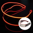 thumbnail image 4 of Gafas de sol luminosas LED, gafas con visera electrónica, estilo , Punk, para Cosplay, Halloween, bares, clubes, regalos para rojo Jinwen Gafas de sol luminosas, 4 of 8