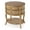 Antique Beige, variant on Beaumont Lane Transitional Oval 2-Drawer Side Table in Antique Beige