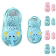 thumbnail image 4 of ZACPNCV Baby Infant Boy Girl Sandals Newborn Non-Slip Soft Rubber Sole Sandals for Baby Boys Open-Toe Outdoor Casual Summer First Walkers Shoes Pink 0-6 Months, 4 of 4