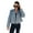 Dark Gray S, variant on Fall Winter Women Jacket English Style Loose Double Button Clousure Solid Color Thick Long Sleeves Turn-down Collar Commuting Outdoor Coat