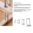 thumbnail image 4 of Woodworking C Clamp, Portable Abrasion Resistant Continuous Thread 4PCS Set Metal C Clamp  for Warehouse, 4 of 7