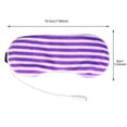 thumbnail image 4 of DEELLEEO Sleep Eye Mask USB Heating Steam Eye Shade Lavender Massager for Eyes Sleeping Travel Sleeping Mask Soft Eye Shade Cover for Travel Yoga Nap, Purple Stripe, 4 of 4