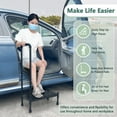 thumbnail image 5 of Car Step Stool with Handle for Elderly, Handicap Step Stools with Handrail, Heavy Duty Safety Step Stool for High Beds, Vehicle Step Up Assist, 5 of 6