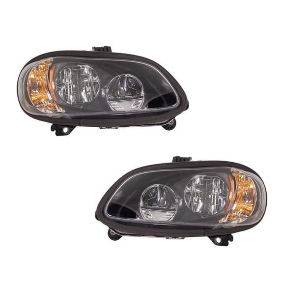 For Freightliner M2 2019 2020 2021 Headlight Assembly Driver and Passenger Side | Pair | Replacement For A66-05475-002, A66-05475-003