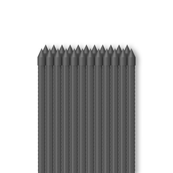 AC Infinity Garden Plant Stakes 36”, Sturdy Metal Support Sticks with Protective Plastic Coating, 25-Pack for Tomatoes, Trees, and Vines in Gardening Hydroponics