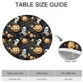 thumbnail image 6 of Nightmare Before Christmas Halloween Pattern Round Fitted Tablecloth with Elastic Edge,Dining Table Cover Waterproof,Outdoor Round Tablecloth for Camping,Dining,Indoor and Outdoor, 6 of 7