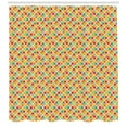 thumbnail image 3 of Ambesonne Retro Shower Curtain, Checkered Colorful Tile, 69"Wx70"L, Multicolor, 3 of 3