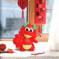 thumbnail image 6 of Esquirla Chinese New Year Dragon Figurine Statue 4inch Tall Lifelike Handmade Fengshui Sculpture for Living Room Lightweight A, 6 of 8