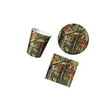 Hunting Camo Birthday Party Supplies Set: Plates, Napkins, And Cups Kit For 16