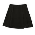 thumbnail image 1 of Falda Corta de Verano de la Moda Casual de las Mujeres de Cintura Baja A-Línea Asimétrica Falda Plisada, 1 of 6