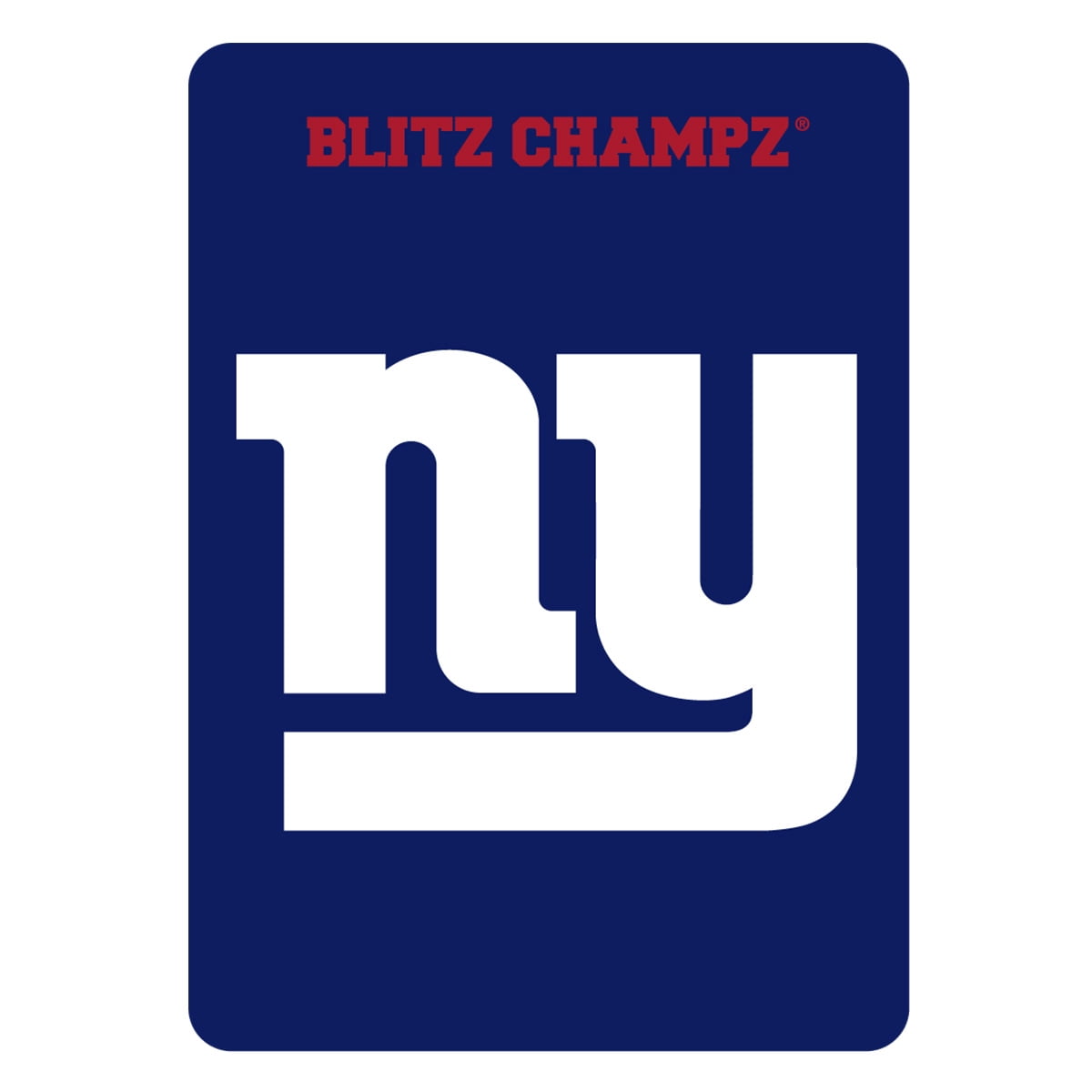 Blitz Champz New York Giants Card Game, Family Game for Adults & Kids, Easy-To-Learn Party Game