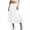 White, variant on Bovxnpu Women's Boho Midi Skirt A-Line Flowy Skirts Summer Casual High Waisted Drawstring Ruffle Midi Skirts