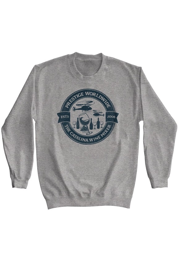 Step Brothers Catalina Wine Mixer Circle Graphite Heather Sweatshirt