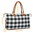 thumbnail image 3 of Women Duffle Bag Travel Luggage Bags Weekend Overnight Bag Tote Bags Shoulder Handle Bags Portable Diaper Bag, 3 of 10