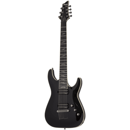 Schecter 2564 C-7 Blackjack Black Gloss Electric Guitar