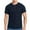 Dark Blue, variant on WAENQINLA Henley Shirts for Men Comfortable Crewneck Short Sleeve T-Shirt with 3 Button Raglan Sleeve Knit Textured Tees