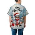 thumbnail image 5 of Merry Christmas Australian Shepherd Enjoys Woofmas Winter Xmas Holiday Hawaiian Shirt Breathable Summer Unisex Merch Aussie Dog Lover Gifts - 02022, 5 of 6