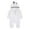 White, variant on Odeerbi Baby Bodysuit Toddler Boys Girls Clothes Newborn Spring Autumn Clothes Comfortable Solid Color Round-neck Rompers Blue