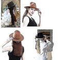 thumbnail image 3 of Sombrero Fedora de fieltro de lana para mujer o hombre, 3 of 3