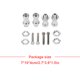 thumbnail image 4 of Tholdsy Adaptadores hexagonales RC de 4 piezas, adaptador de actualización Simple profesional de 12mm a 17mm, Kit de ajuste de extensión resistente Kits de construcción modelo Plata Tholdsy FN001742-08, 4 of 6