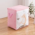 thumbnail image 3 of Hiroekza Organization and Storage Non-woven Clothes Quilt Storage Bag, Moving Bags Packing Bags Clothes Storage Blanket Storage Dorm Storage, 3 of 3