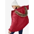 thumbnail image 2 of Ellos Women's Faux Fur Trim Parka Jacket, 2 of 4