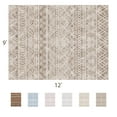 thumbnail image 6 of SIXHOME 9'x12' Area Rugs for Living Room Washable Rugs Boho Large Area Rug Modern Geometric Neutral Living Room Rug Carpet Soft Rugs for Bedroom Dining Room Office Home Decor Dark Brown, 6 of 8
