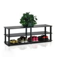 thumbnail image 2 of Furinno Tst No-tools 3-Tier Wide Shoe Storage Rack, Espresso/Black, 2 of 5