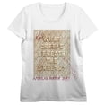 thumbnail image 4 of American Horror Story What Creeps Beneath The Sheets Crew Neck Short Sleeve Women's White Crop Top
-Small, 4 of 7