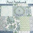 thumbnail image 5 of Cozy Line Home Fashions Windfall Blue Green Floral 2-Piece 100% Cotton Quilt Bedding Set, Twin, 5 of 5