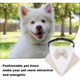 thumbnail image 4 of Bandana formal de esmoquin para perros, 1 pieza, Collar de algodón para perros, Collar de boda con pajarita y Collar para perros y gatos, 4 of 5