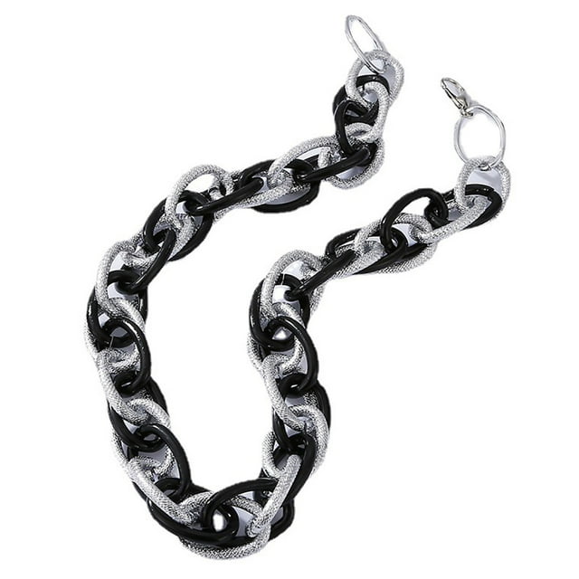 Collier à chaîne Chunky Metal : Mode Collier de déclaration Punk Punk Collier
