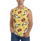 thumbnail image 1 of Balery Pineapples Sharks In Hawaiian Camisetas sin mangas para hombre, absorbe la humedad y protege contra el mal olor.-Large, 1 of 7