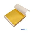 thumbnail image 1 of Herramientas para decoración de uñas, 100 piezas de papel artístico de imitación de hoja de cobre multicolor, papel de aluminio, papel de aluminio para bronceado, decoración DIY, papel dorado, 1 of 2