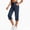 03:Navy Blue, variant on Women's Capri Pants Wide Leg Cotton Yoga Sweatpants with Pockets Casual Lounge Jogger Pants