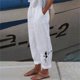 thumbnail image 2 of Pantalones Estampados de Bolsillo de Algodón Y Lino Sueltos Casuales de Verano Para Mujer Pantalones Odeerbi ODB-6, 2 of 4