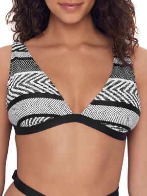 Kenneth Cole Womens Suit & Tie Bikini Top Style-KC0EL87