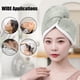thumbnail image 4 of Toalla para el cabello, turbantes para cabello mojado, toallas para secar el cabello rizado, toallas para el cabello de mujer, toallas de secado rápido para cabello largo, rizado y grueso., 4 of 7