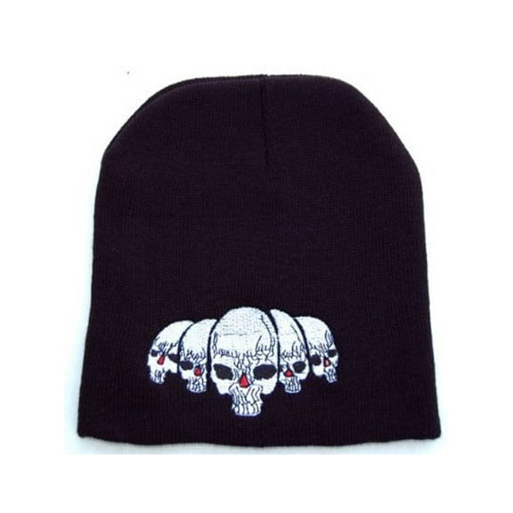Beanie - Skulls - Black