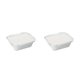 thumbnail image 2 of Kearding Caja de papel de aluminio multiusos de 20 piezas: caja para llevar con sabor delicioso, respetuosa con el medio ambiente e higiénica, 150+tapas de papel 450ml 2Conjunto, 2 of 6