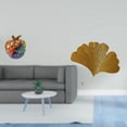 thumbnail image 2 of Figura De Grafiti Nórdico Y Escultura Abstracta De Hojas De Ginkgo De Hierro Forjado, Obra De Arte Coleccionable, Adorno Para Decoración Del Hogar, La Oficina, El Hotel Y El Comedor., 2 of 8