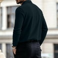 thumbnail image 4 of Resicozy Polo Shirts Men Comfortable Long Sleeve Polo Shirt Breathable Casual Polo Shirts Navy 2XL, 4 of 6