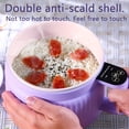 thumbnail image 3 of [1.6L  Cooking Pot] 1.6L Multifunctional  Cooking Pot | US Plug | Timer Function | Intelligent Heat Preservation | Portable for Kitchen, Dormitory and Office Use, 3 of 11
