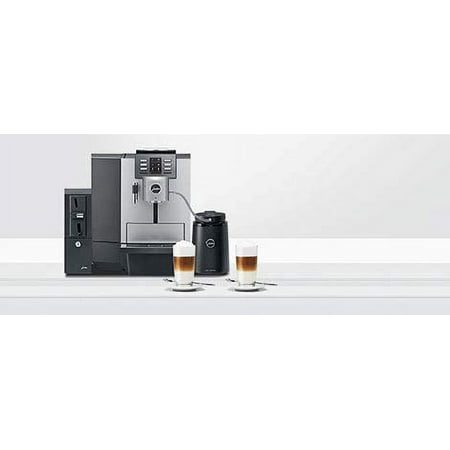 Jura - X8 Espresso Machine with 15 bars of pressure and intergrated grinder - Black/Chrome