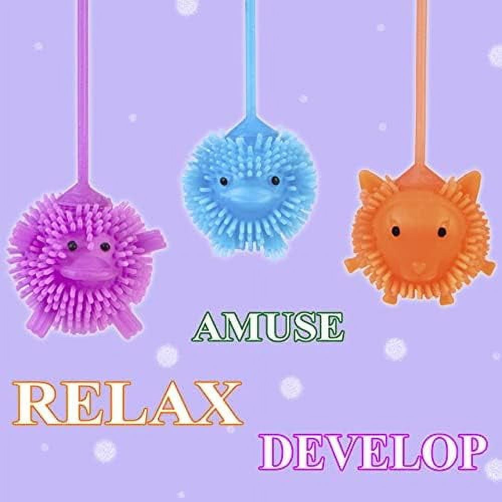 Bulk Toys - Yoyos for Kids - 100 Pcs Animal Yoyo Balls for Party Favors - Easter Egg Fillers - Goodie Bag Supplies and Pinata Stuffers - Prizes for Kids Classroom - Vending Machine Toys (100)