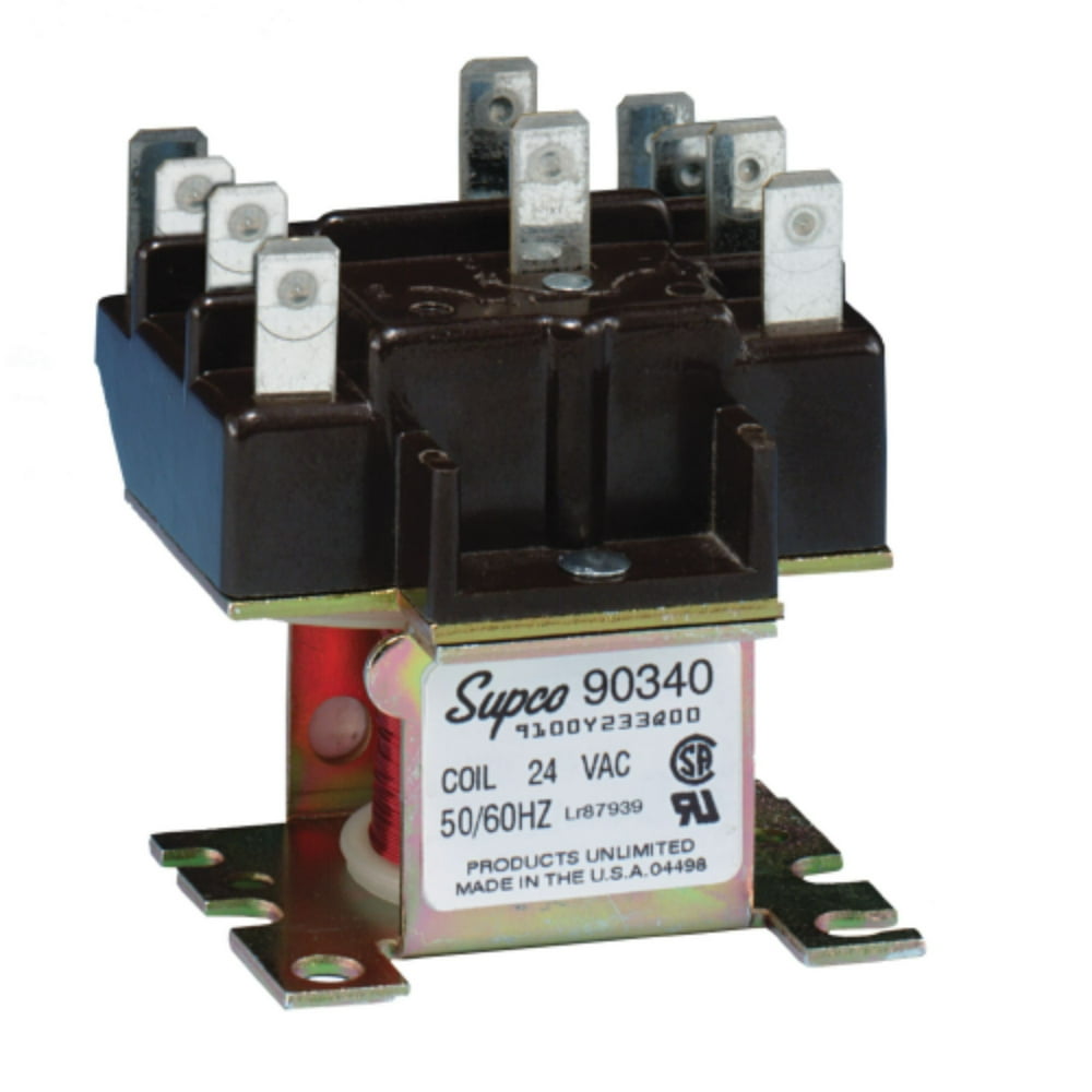 Supco 90340 Switching Fan Relay Double Pole, Double Throw HVAC/R