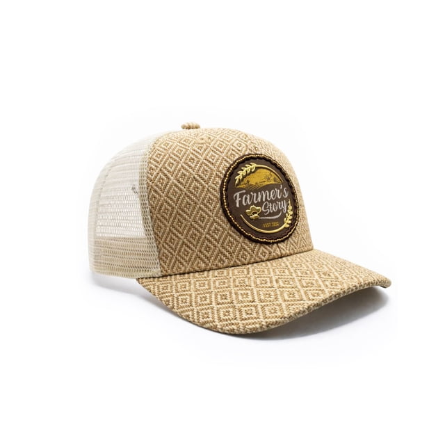 KNITE Gorra Farmer Wheat Cafe Trucker Hombre Ajustable Estilo Rancher Original