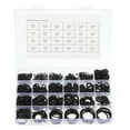 thumbnail image 3 of Uxcell 20 Sizes Metric Nitrile Rubber O-Rings Kit Sealing for Plumbing Automotive Repair, Black 950Pcs, 3 of 5