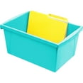 thumbnail image 3 of Storex Medium Classroom Storage Bin, Teal, 3 of 4